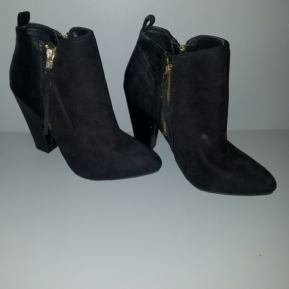 Mossimo Supply Co. Shoes - Black zipper ankle boots from Target